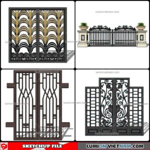 Gate - Sketchup Models By Cuong Covua