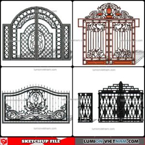Gate - Sketchup Models By Cuong Covua