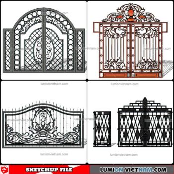 Gate - Sketchup Models By Cuong Covua