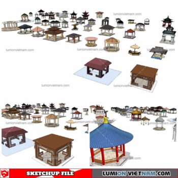 Gazebo - Sketchup models