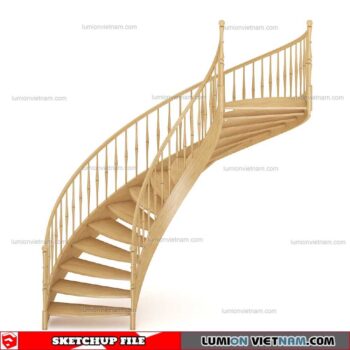 Stair - Sketchup Model