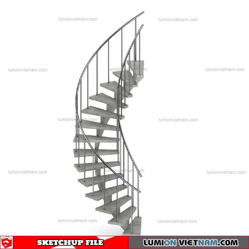 Stair - Sketchup Model