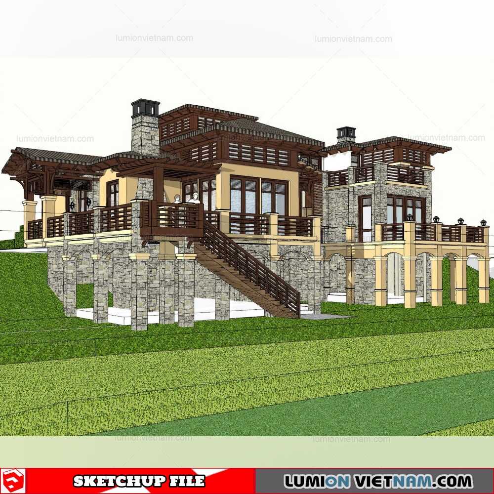 29-Sketchup-Exterior-Model-Sketchup-Models