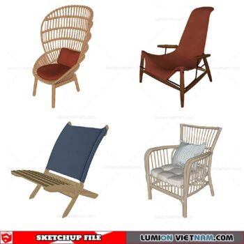 Chair - Sketchup Models By Cuong covua