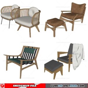 Chair - Sketchup Models By Cuong covua