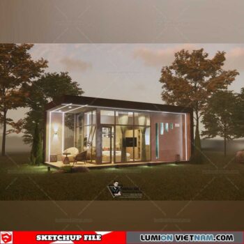 House- Sketchup Exterior Scene By Nguyen Minh Tri