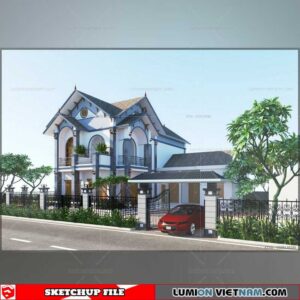 House- Sketchup Exterior Scene By Thanh Luong