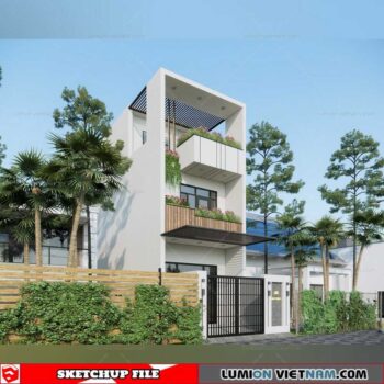 House- Sketchup Exterior Scene By Duong Duong