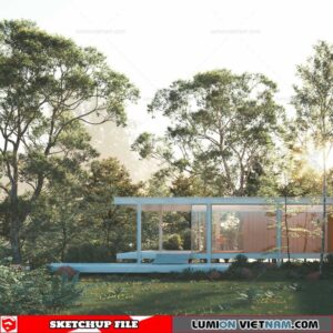 House- Sketchup Exterior Scene By Chi Cong Le