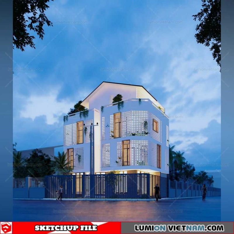 House- Sketchup Exterior Scene By SUVN