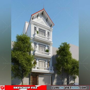 House- Sketchup Exterior Scene By Vu Minh Quang