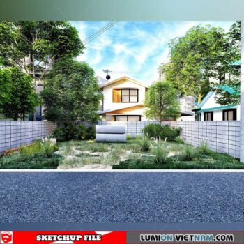 House- Sketchup Exterior Scene By Le Tuan Anh
