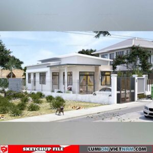 House- Sketchup Exterior Scene By Duong Duong