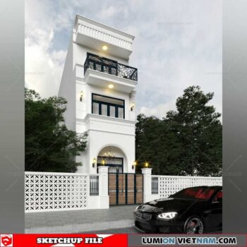 House- Sketchup Exterior Scene By Duy