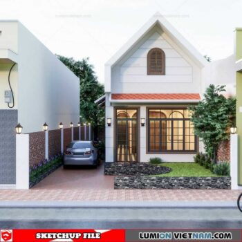 House- Sketchup Exterior Scene By Thanh Tung Nguyen