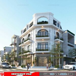 House- Sketchup Exterior Scene By Nghia Than