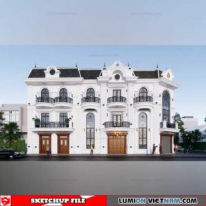 House- Sketchup Exterior Scene By Tuan Arc