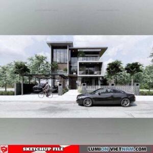 House- Sketchup Exterior Scene By Duy Dao