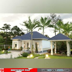 House- Sketchup Exterior Scene By Doan Tuan