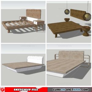 Combo Bed - Sketchup Models By NhaTay