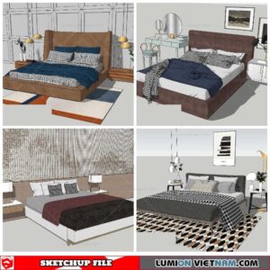 Combo Bed - Sketchup Models By NhaTay