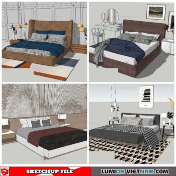 Combo Bed - Sketchup Models By NhaTay