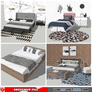 Combo Bed - Sketchup Models By NhaTay