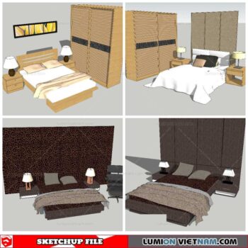 Combo Bed - Sketchup Models By NhaTay