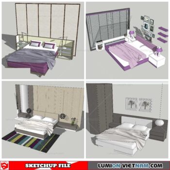 Combo Bed - Sketchup Models By NhaTay