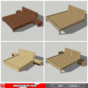Combo Bed - Sketchup Models By NhaTay