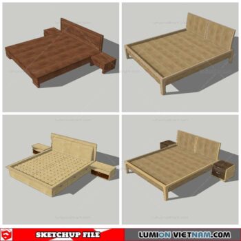 Combo Bed - Sketchup Models By NhaTay