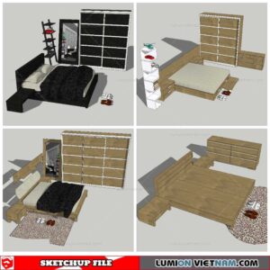 Combo Bed - Sketchup Models By NhaTay