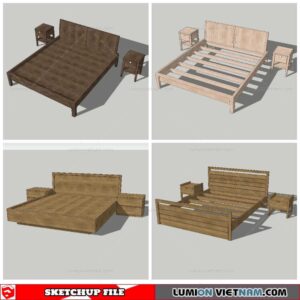 Combo Bed - Sketchup Models By NhaTay