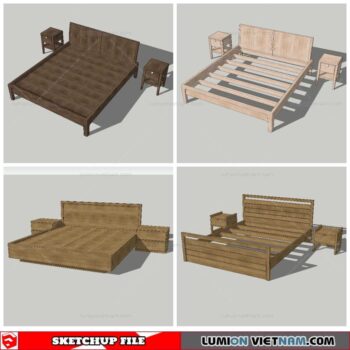 Combo Bed - Sketchup Models By NhaTay