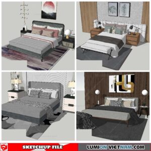 Combo Bed - Sketchup Models By NhaTay