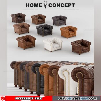 Sofa - Sketchup Model