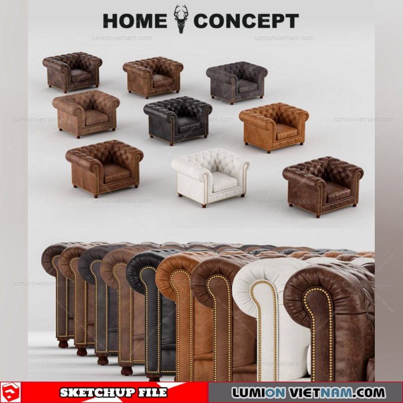 Sofa - Sketchup Model