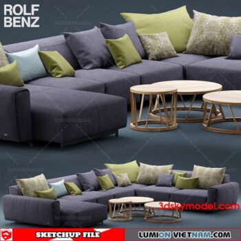 Sofa - Sketchup Model