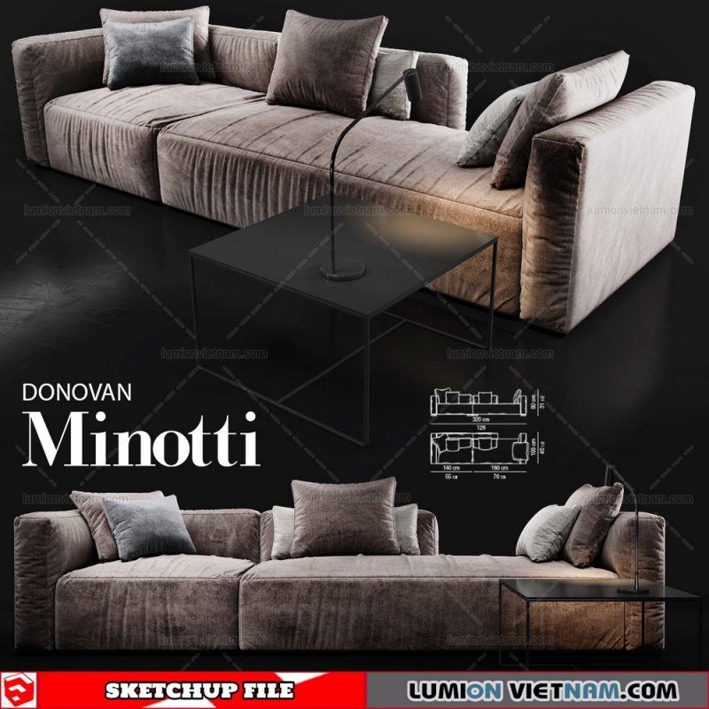 Sofa - Sketchup Model