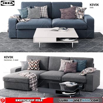 Sofa - Sketchup Model