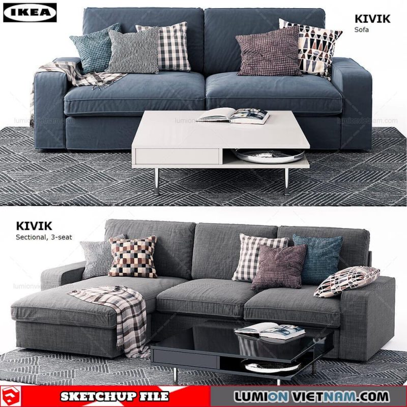 Sofa - Sketchup Model