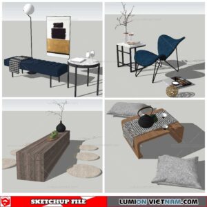 Tea Reading - Sketchup Models By NhaTay