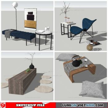Tea Reading - Sketchup Models By NhaTay