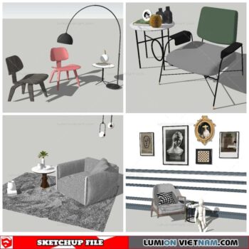 Tea Reading - Sketchup Models By NhaTay