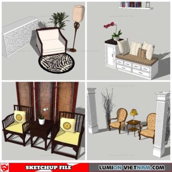 Tea Reading - Sketchup Models By NhaTay