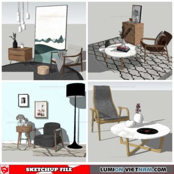Tea Reading - Sketchup Models By NhaTay