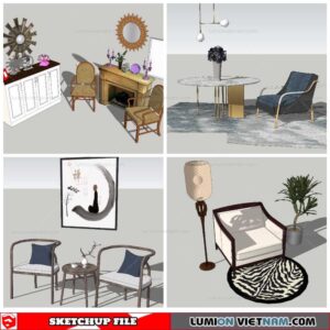 Tea Reading - Sketchup Models By NhaTay