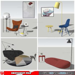 Tea Reading - Sketchup Models By NhaTay