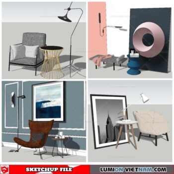 Tea Reading - Sketchup Models By NhaTay