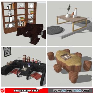Tea Reading - Sketchup Models By NhaTay